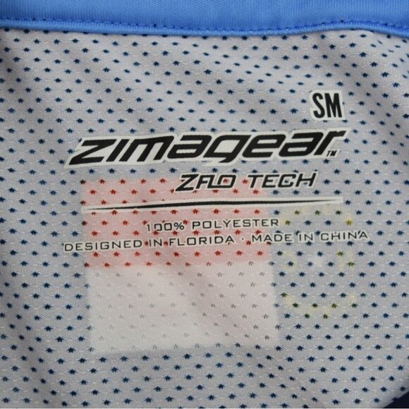 Team 24/7 Charlotte Lacrosse Jersey Mens Small Zimagear Navy Blue - Picture 4 of 6